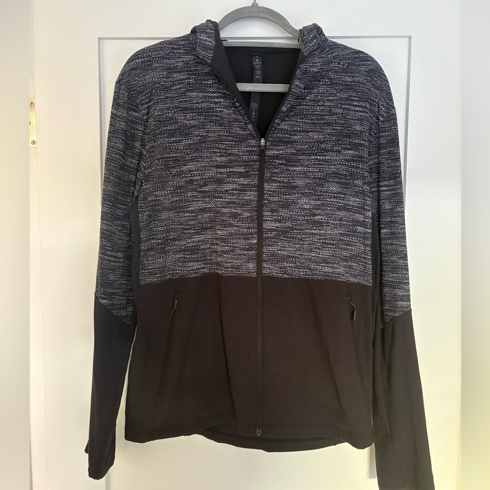 Men’s lululemon black/white hooded full zip